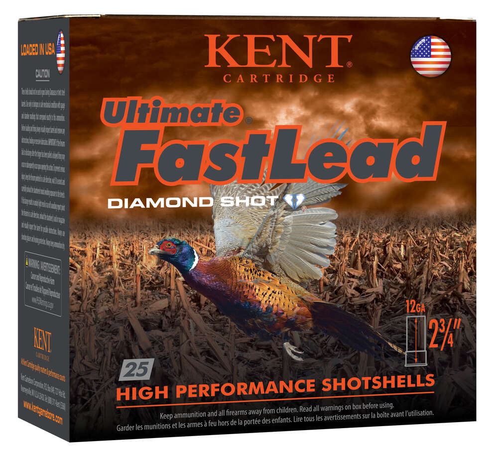 Ammunition Kent Cartridge 1 3/4 oz 12Gauge KENT K123UFL505 ULT FASTLD 12 3IN 5SHT 1-3/4 25/10 • Model: 1 3/4 oz